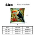 thumbnail image 5 of Toucan Pillow Covers Set of 2 with Unique Patterns for Bed, Chair, and Throw Pillows - Available in 16x16, 18x18, and 20x20 Inchesfor Various Occasions, 5 of 6