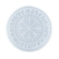 thumbnail image 3 of KEINXS 2Pcs/Set Runes Symbol Crystal Epoxy Resin Mold for Table Gaming Viking Treasure Circle Divination Board Silicone Mould, 3 of 7