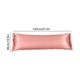 thumbnail image 3 of Funda de Almohada Larga de Satén, Impermeable, con Tejido de Seda Helada: Suave, Transpirable y a Prueba de Fugas para Dormir, Parejas, Dormitorio y Descanso En Casa., 3 of 6