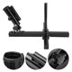 thumbnail image 5 of T Bar Row Platform Landmine Plataforma de entrenamiento de fuerza central de acero inoxidable Multifuncional Alta dureza Rotación universal de 360 ​​° para barra de pesas de ANGGREK Otros, 5 of 8