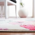 thumbnail image 5 of SAFAVIEH Lillian Agatha Floral Area Rug, Ivory/Rose, 6'7" x 6'7" Square, 5 of 12