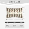 thumbnail image 4 of Gukieu Colorful Armadillos Print Plush Pillow Cover, Hidden Zipper Pillow Protector without Pillow Core, Suitable for Bedroom, Office, Car Decoration-20"x30", 4 of 6