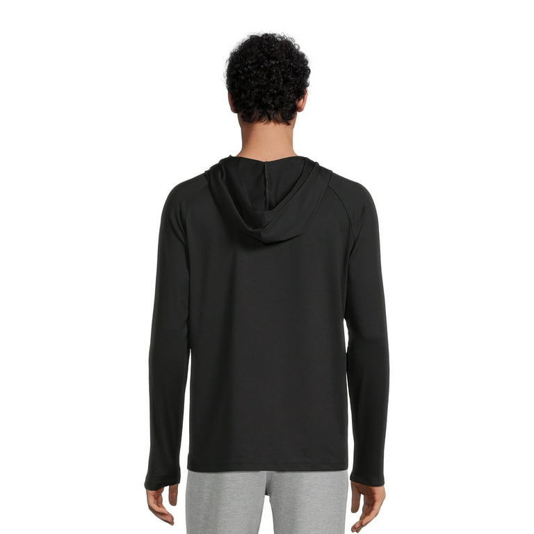 George Men's Hooded Sun Shirt with Long Sleeves, Sizes S-3XL