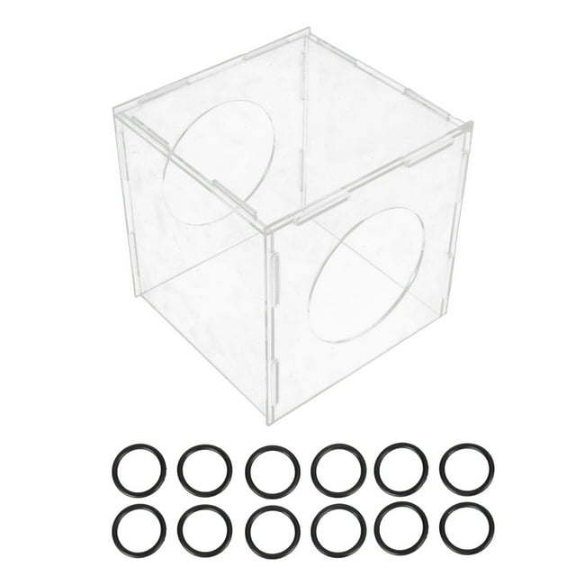 Caja de polvo de molienda cerrada, jaula de polvo acrílica transparente para grabado y pulido