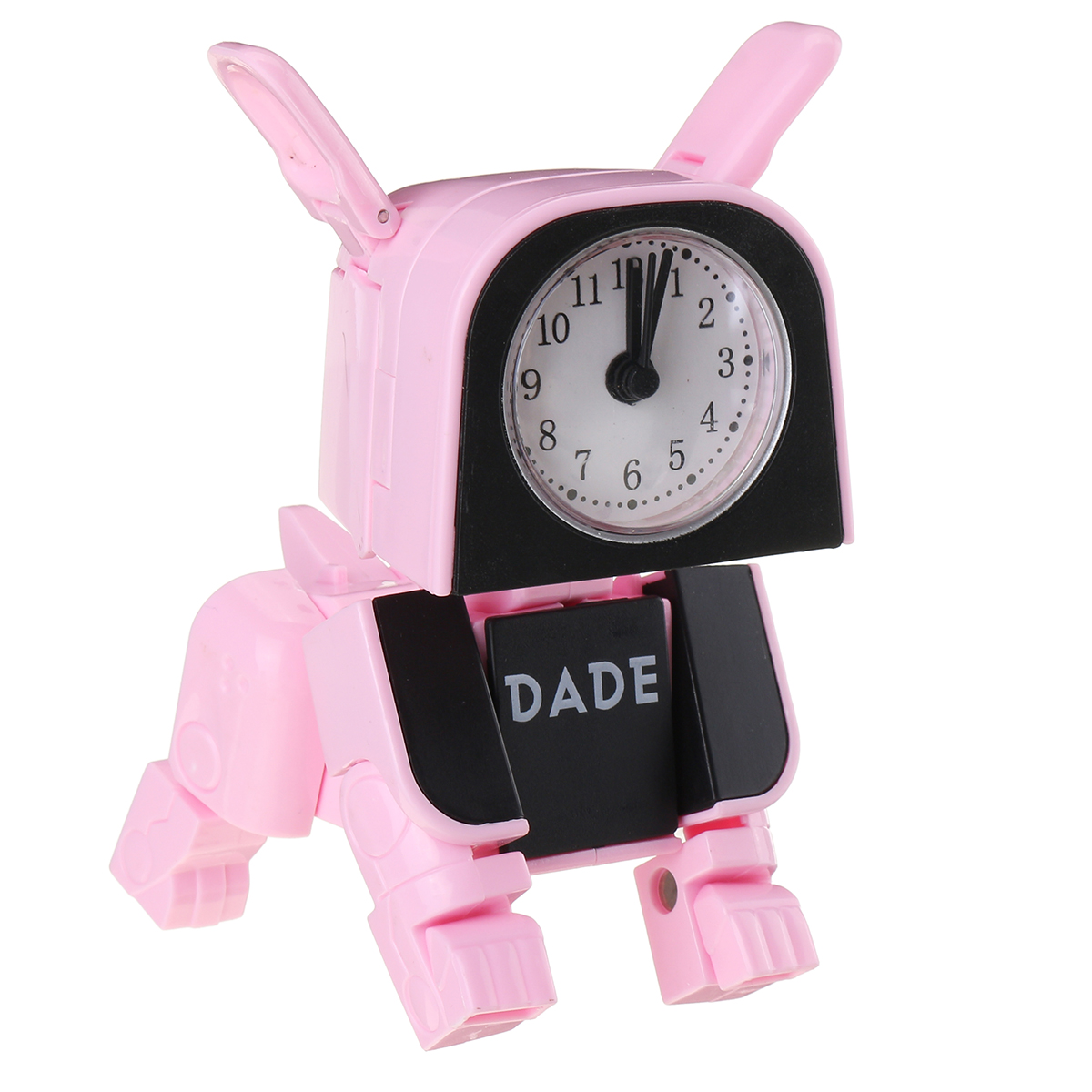 Mini Child Puppy Alarm Clock Toy Deformation Dog, Pink, Blue,White