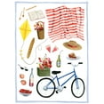 thumbnail image 2 of Popp, Grace 15x18 Gold Ornate Wood Framed with Double Matting Museum Art Print Titled - Park Picnic II, 2 of 4
