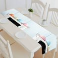 thumbnail image 1 of EREHome Easter eggs blue wooden table runner table cloth tea table cloth 16x72 Inch, 1 of 1