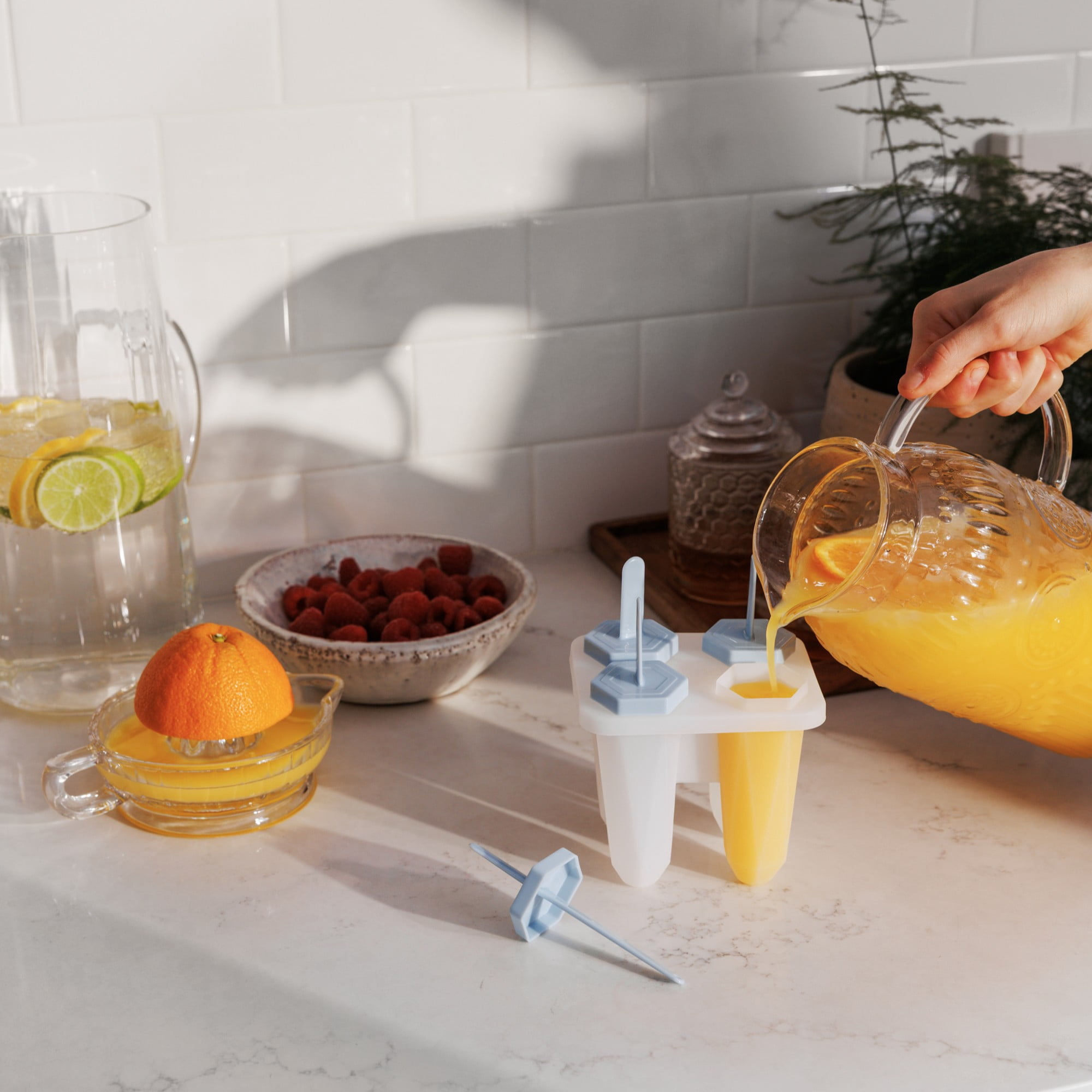 Thyme & Table Silicone Ice Pop Mold - Blue