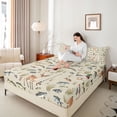 thumbnail image 4 of Castle Fairy Boys Girls Mallard Duck Deer Full Size Sheets 4-Piece,Fishing And Hunting Breathable Bed Sheets,Jungle Animal Lightweight Sheet Sets,Microfiber Bedroom Decor, 4 of 7