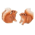 thumbnail image 4 of Figuritas de resina de ardilla en miniatura, estatua de animales, adorno de escultura para decoración de césped y jardín, 1 par, 4 of 5