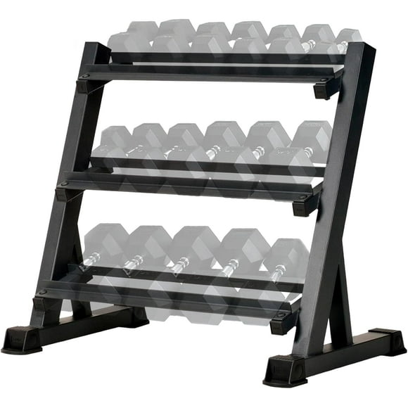 Rack para Mancuernas Bluelander 5 a 40 Lbs 3 Niveles Capacidad de Peso 272 Kg