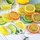 thumbnail image 5 of Nvzi Paquete de frutas artificiales, juego de frutas de plástico para decoración, ideal para fiestas en casa, rellenos de jarrones y accesorios de fotografía (limón amarillo, 10 unidades), 5 of 5