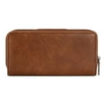 thumbnail image 3 of Montana West Purses for Women RFID Blocking Wallet Large Capacity Phone Clutch Wallet Ladies Western Bifold Wallet Wallets for Women Leather Wallet with Card Holder, Brown, 3 of 7