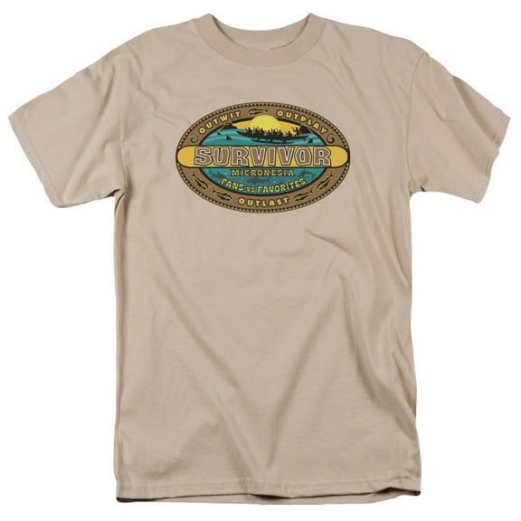 Survivor Micronesia Adult 18/1 T-Shirt Sand