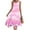 Pink, variant on Uaswgudfs Sleeveless Relaxed Fit Casual Dress with Floral Accents & Asymmetric Hem - Summer Sundress for Women 2025 Black M