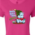 thumbnail image 4 of Inktastic I Wanna Hippopotamus for Christmas- Cute Hippo Women's T-Shirt, 4 of 5