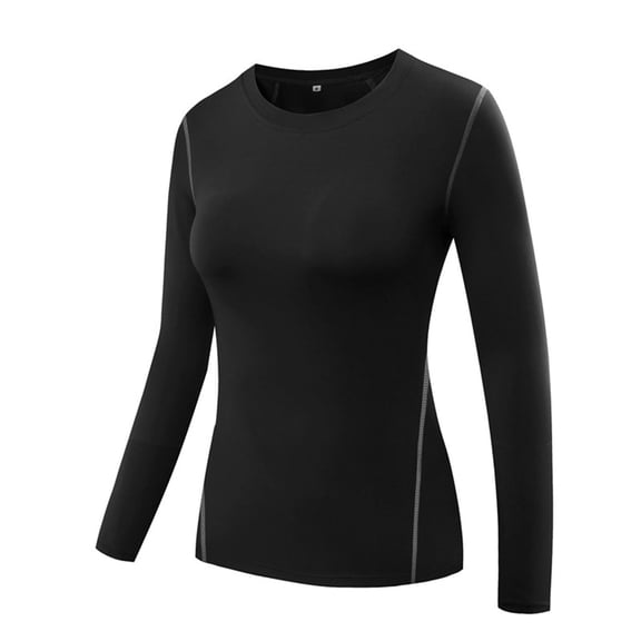 Fmbrln Women's Breathable Raglan Long Sleeve Athletic Shirts Crew Neck Slim Fit Sports Workout Running Tops