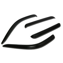 DNA Motoring For 98-03 Dodge Durango Smoked Tint Window Visor Shade Sun Wind Rain Deflector