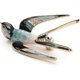 thumbnail image 1 of Broche de Animal de golondrina de cristal encantador de primera calidad, Pin para solapa con insignia, joyería para mujer, 1 of 5
