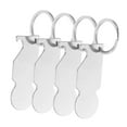 thumbnail image 3 of Esquirla Key Buckle Trolley Tokens Handcart Metal Shopping Cart Tokens Trolley Tokens B, 3 of 7