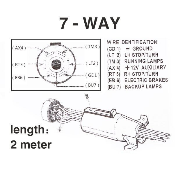 38 7 Way Trailer Plug Pinout - Wiring Diagram Online Source