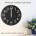 thumbnail image 4 of Luminous Wall Cloc,12 Inch Silent Non-Ticking Battery Operated Clock, Lighted Wall Clock Decoration, 4 of 5