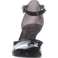 thumbnail image 2 of Womens Bandolino Ginata Ankle Strap Pumps, Black Patent, 6.5 US, 2 of 6