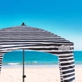 thumbnail image 5 of Qipi Beach Cabana - Easy to Set up Canopy, Waterproof, Portable 6' x 6' Beach Shelter, Included Side Wall, Shade with UPF 50+ UV Protection, Ultimate Sun Umbrella, 5 of 8