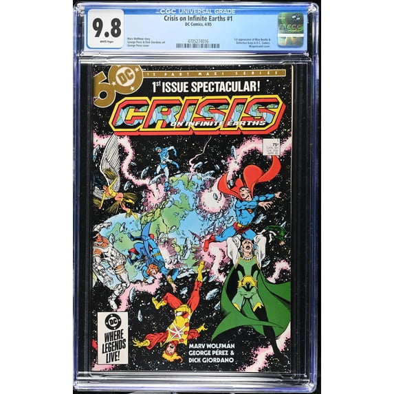 Crisis on Infinite Earths #1 - CGC 9.8 Comic Book