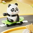 thumbnail image 5 of Wind Up Panda Toys, No Battery Windup Panda Desk Decor Ornament, Cute Clockwork Animal Toys for Birthday, Goody Bag Fillers, Classroom Prizes (Jumping Rope,2.7"), 5 of 5