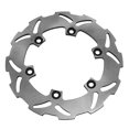 thumbnail image 5 of NS Motorcycle Brake Rotors Parts Rear Brake Disc Rotors Stainless Steel Silver Fit for Yamaha TT 250 2000 / YZF R6 600 1999-2002 / YZF R1 1000 2002-2003 1PC, 5 of 5