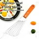 thumbnail image 4 of Freír la espátula mango de utensilios de cocina con fugas antideslizante Acero inoxidable Frito Cocina Colgando Parrilla flexible para peces de carne 2 piezas Speravity HA009892-02, 4 of 6