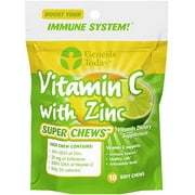 Genesis Today Vitamin C with Zinc Super Chews, 10ct