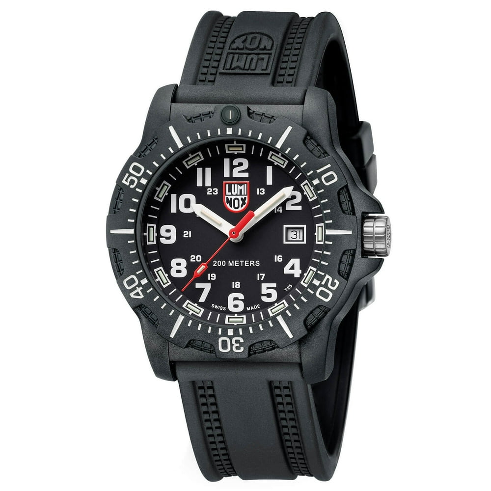 Luminox - Luminox Men's 45mm Black Polyurethane Band Carbon Fiber Case Anti Reflective Sapphire