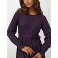 thumbnail image 2 of Textured Crew Neck Maxi Dress, 2 of 7