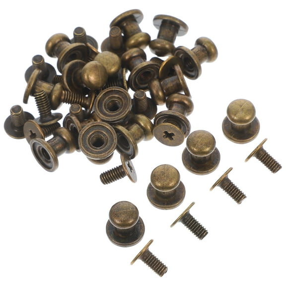 Zehuanyu 20 Sets Retro Knobs Mini Drawer Handle 1.00X0.70X0.50CM Golden