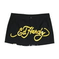 thumbnail image 2 of ED Hardy LSK Skull Poplin Mini Skirt - EHW6200-4 (Black, XL), 2 of 3