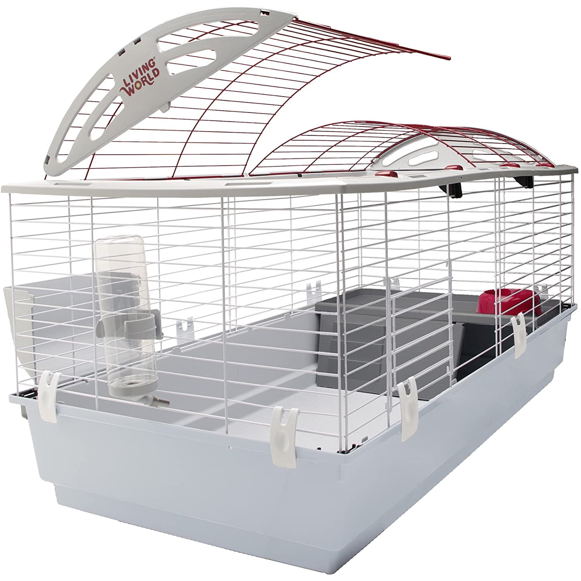 Living World - Deluxe Hybrid Habitat, X-Large | Rabbit, Guinea Pig, Chinchillas, and Small Animal Cage