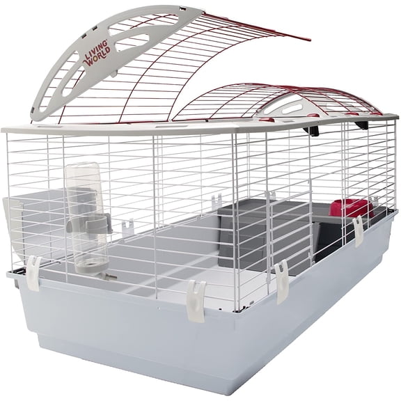 Living World - Deluxe Hybrid Habitat, X-Large | Rabbit, Guinea Pig, Chinchillas, and Small Animal Cage