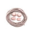 thumbnail image 1 of Sonducket 1 par de zapatillas con cordones de 120cm para correr, trotar, con hebillas, correas elásticas para perezosos, accesorios de repuesto Accesorios de disfraces Rosa claro Sonducket AP012627-09, 1 of 6