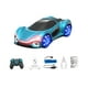 thumbnail image 3 of Coche acrobático RC con luces LED, juguete clásico para fiestas navideñas. D azul, 3 of 8