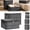 S+M, variant on Foldable Moving Storage Bags with Reinforced Handles and Zipper for Clothes, Bedding, Quilts and Blankets, 1 Pack