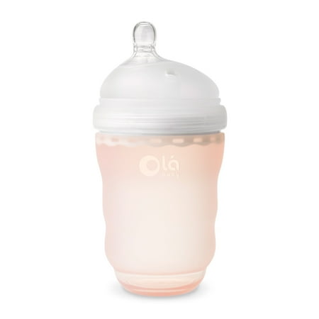 UPC: 0789185886578 | Olababy GentleBottle Silicone Baby Bottle – 8oz Coral