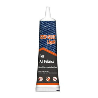 No-Sew Fabric Glue - Liquid Stitch Fabric Glue Permanent Fabric
