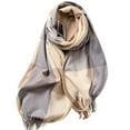 thumbnail image 2 of SDNall Wool Scarf Women, Warm Scarfs for Women, Soft Scarfs for Women, Womens Fashionable Soft Friendly Scarf Warm Thick Wool Scarf, Thick Scarfs for Women, 2 of 3