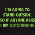 thumbnail image 3 of CafePress - I Am Outstanding Dark T Shirt - Men's Classic Graphic Cotton T-Shirt, 3 of 4
