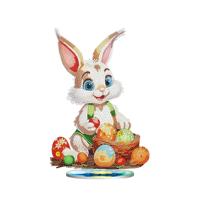 Decorative Tabletop Stand Up Plaque With Sparkling Rhinestones Easter Ornament For Home 10ml Christmas Bundle Decorations Statue Son Ornament Large Garden under 25 Garden Lot Statue Table Solar Fall