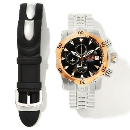 dive venom chronograph interchangeable dial swiss reserve bracelet automatic