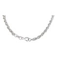 thumbnail image 3 of JOYARIS Gargantilla Cadena Torzal Estirado Plata Ley 925 50cm X 3 Mm DM-0001198, 3 of 4
