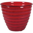 thumbnail image 6 of Robert Allen Home & Garden IronStone 6" Avondale Round Metal Planter in Autumn Blaze, 6 of 7